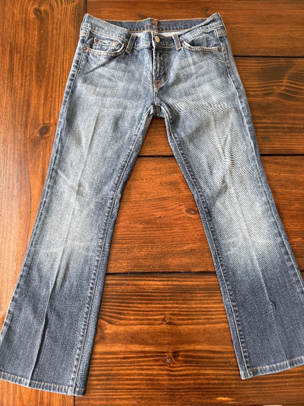 7 For All Mankind Women's Vintage Era Low Rise Flare Jean - Size 30